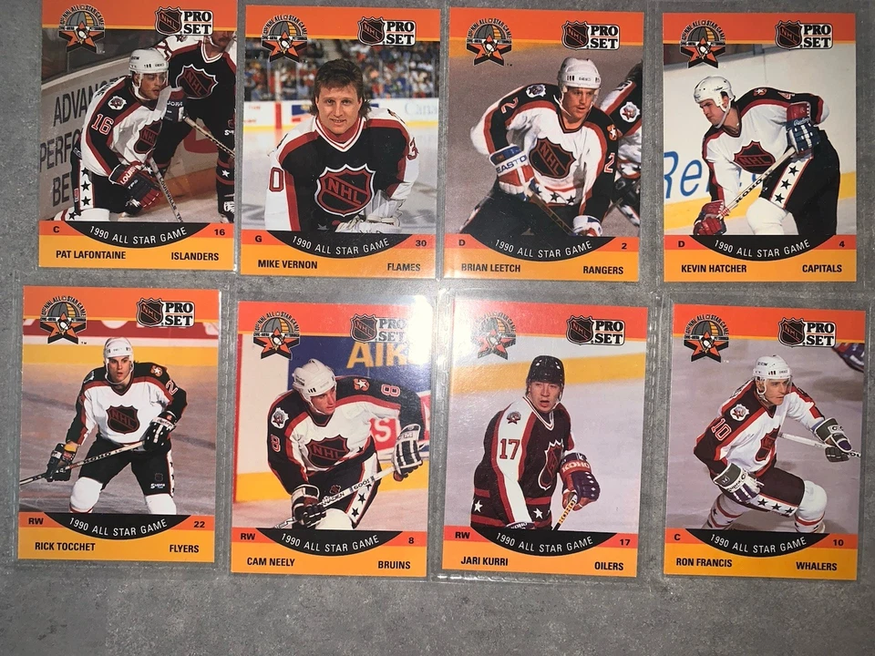 Lote de 16 tarjetas NHL PRO Set All Star 1990-91  Foto 2 de 2