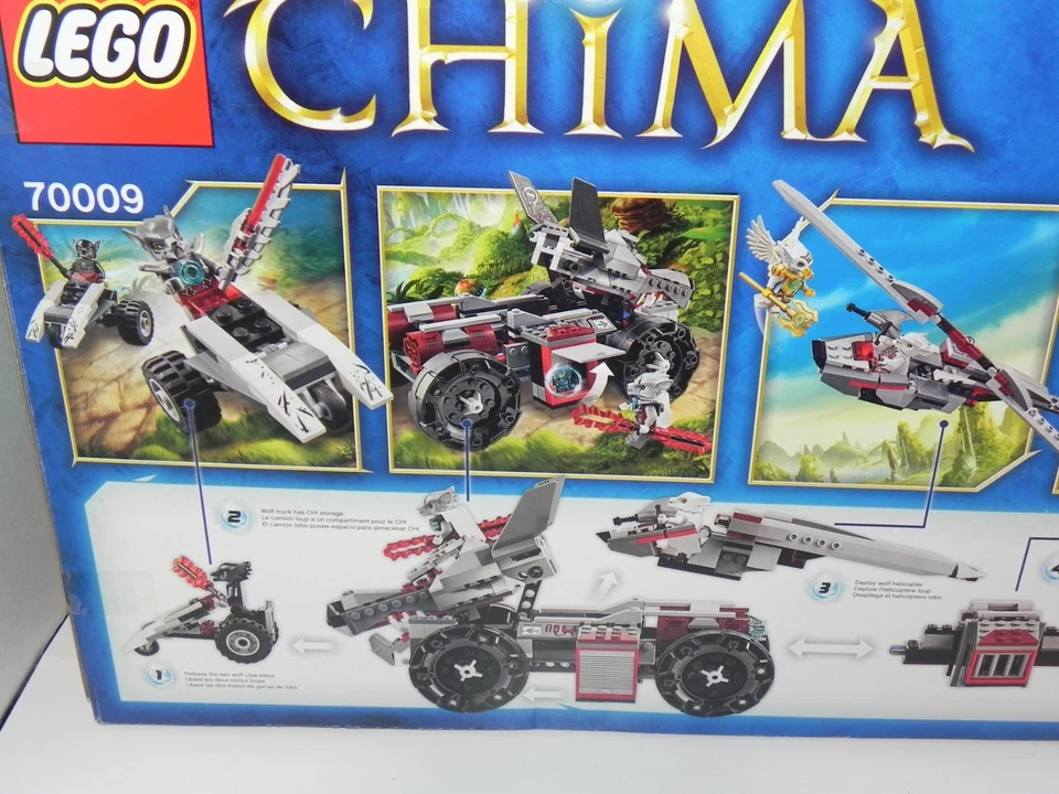 LEGO CHIMA 70009 ~ WORRITZ' COMBAT LAIR - 664 pcs. NEW Sealed Box - Free Ship! - Image 3 of 4