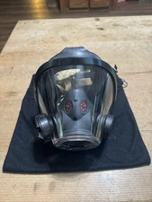 Scott AV-3000 HT Fire Fighter SCBA Mask w/ Amp Bracket SIZE: Medium 5-pt net CW