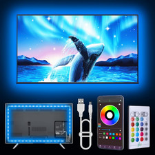 20FT Led Lights for TV, TV Backlight for 32-80 Inch, USB Led Light Strip with Re