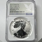 2021-S American Silver Eagle Reverse Proof 1 oz .999 NGC PF70 8354665-042