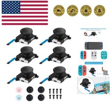 Joycon Joystick Replacement 6 Pack, Replacement Joy-stick Analog Thumb Stick ...
