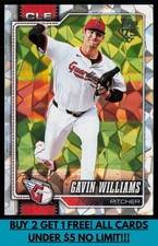 Gavin Williams 2026 Topps #254 Diamante Foil