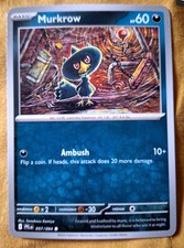 Pokémon Cards: Murkrow 57/94 Common Regular ME: Phantasmal Flames - Pokémon TCG