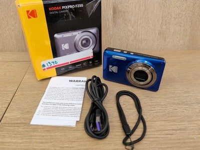 Kodak PIXPRO FZ55 Compact Digital Camera 16MP 5x Zoom Full HD 2.7in Blue