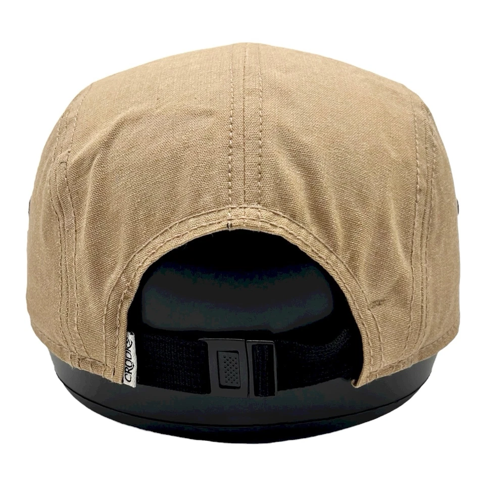 Crooks & Castles Crks Sombrero Gorra Correa Camuflaje Bronceado Negro Parche 5 Paneles Cámper Foto 4 de 4