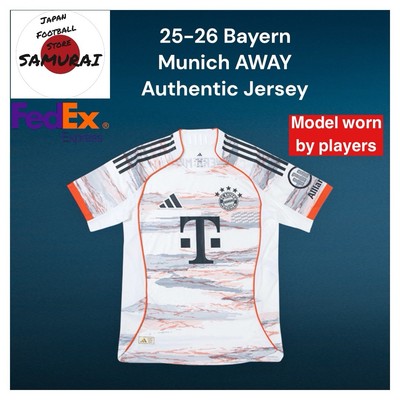 Adidas Bayern Munich 2025-2026 Away Jersey JJ2145 authentic New