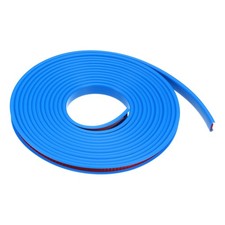 Edge Banding 9mm x 6M Flexible TPE Self Adhesive U-Shape Veneer Tape Blue