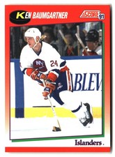 1991-92 Score Canadian English #148 Ken Baumgartner