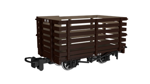 990603 Rapido Trains OO9 Schmalspur Viehwagen - schlicht braun Nr.25 | Condition: New