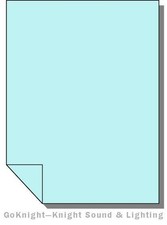 Lee Filters Lighting Gel Sheet 725 Old Steel Blue