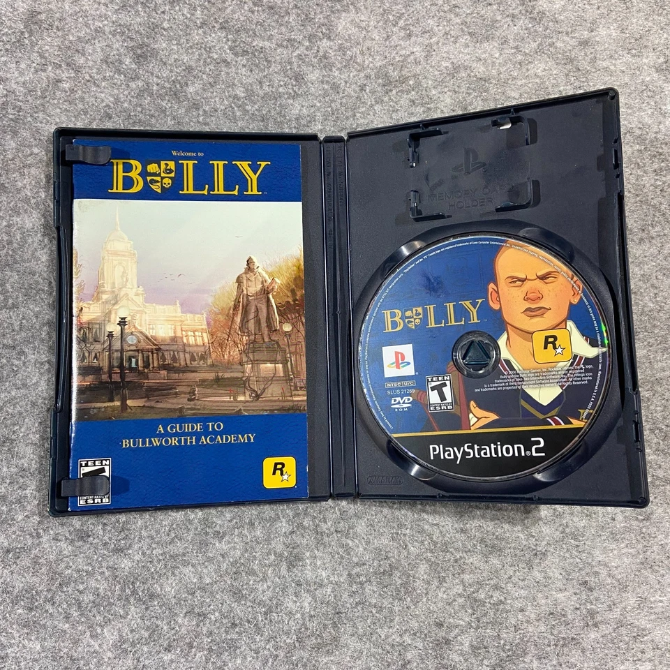Bully (Sony PlayStation 2 PS2) CIB Complete Black Label Tested Clean Disc🔥🔥 - Image 2 of 3