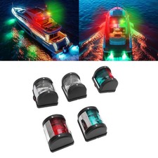 5Pcs LED Boat Light Energy Efficient Green Red White Lights For Navigation Use