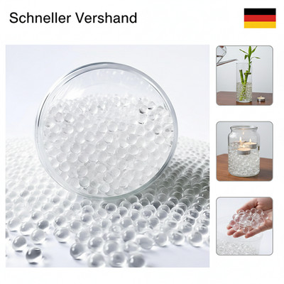 Wasserperlen 20.000 Stück, Ungiftig Aquaperlen Vase Deko, Water Beads für Schwim