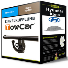 Abnehmbare Anhängerkupplung für HYUNDAI Kona 04.2023-jetzt Typ SX2 TowCar NEU