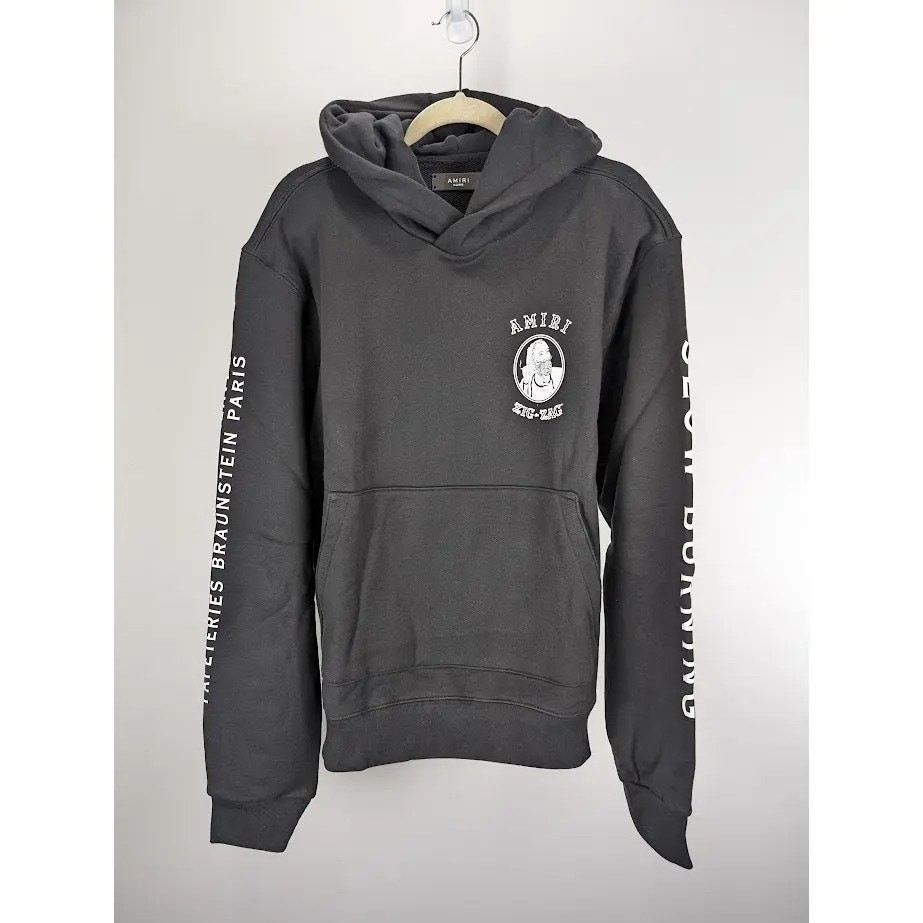 Amiri Amiri x Zig Zag Hoodie in Black BNWT S