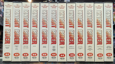 Lot of (12) VHS Re-TV Knight Rider The Collector s Edition