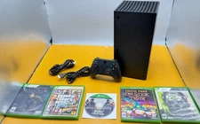 MICROSOFT XBOX SERIES X 1TB GAME CONSOLE 5 GAMES, CONTROLLER AND CABLES