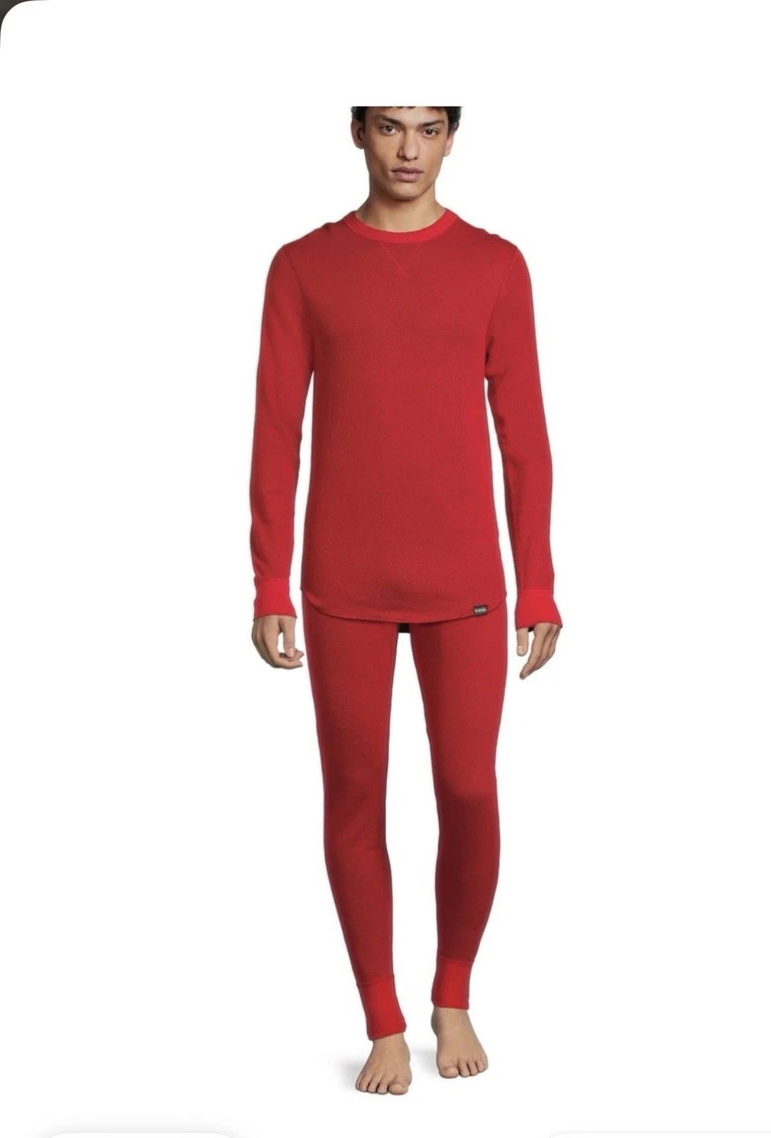 HANES Original Men’s 2-Piece Reversible Raschel Knit Thermal Set (Pants & Shirt)