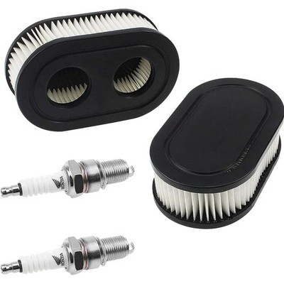 Luftfilter Zündkerzen Briggs Stratton 550E 550EX 575EX, 2+2 Ersatzteile