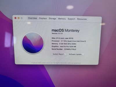 Apple iMac 21.5-inch SSD macOS Monterey | eBay UK