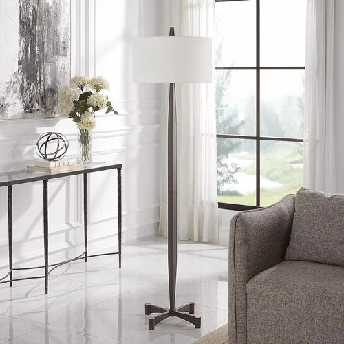 Uttermost 30158 Counteract Floor Lamp Aged Black - Picture 4 of 7
