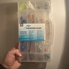 Hurricane 125 Piece Saltwater Tackle Kit Swivels-Beads-Sinkers-Hooks-Grubs