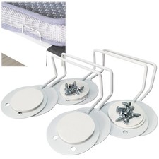 4 PCS Mattress Slide Stopper Retainer Bar Non Slip Gripper Metal Baffle