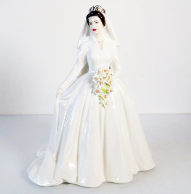 COALPORT HER ROYAL HIGHNESS THE PRINCESS MARGARET 10'' FIGUR TOP CW578