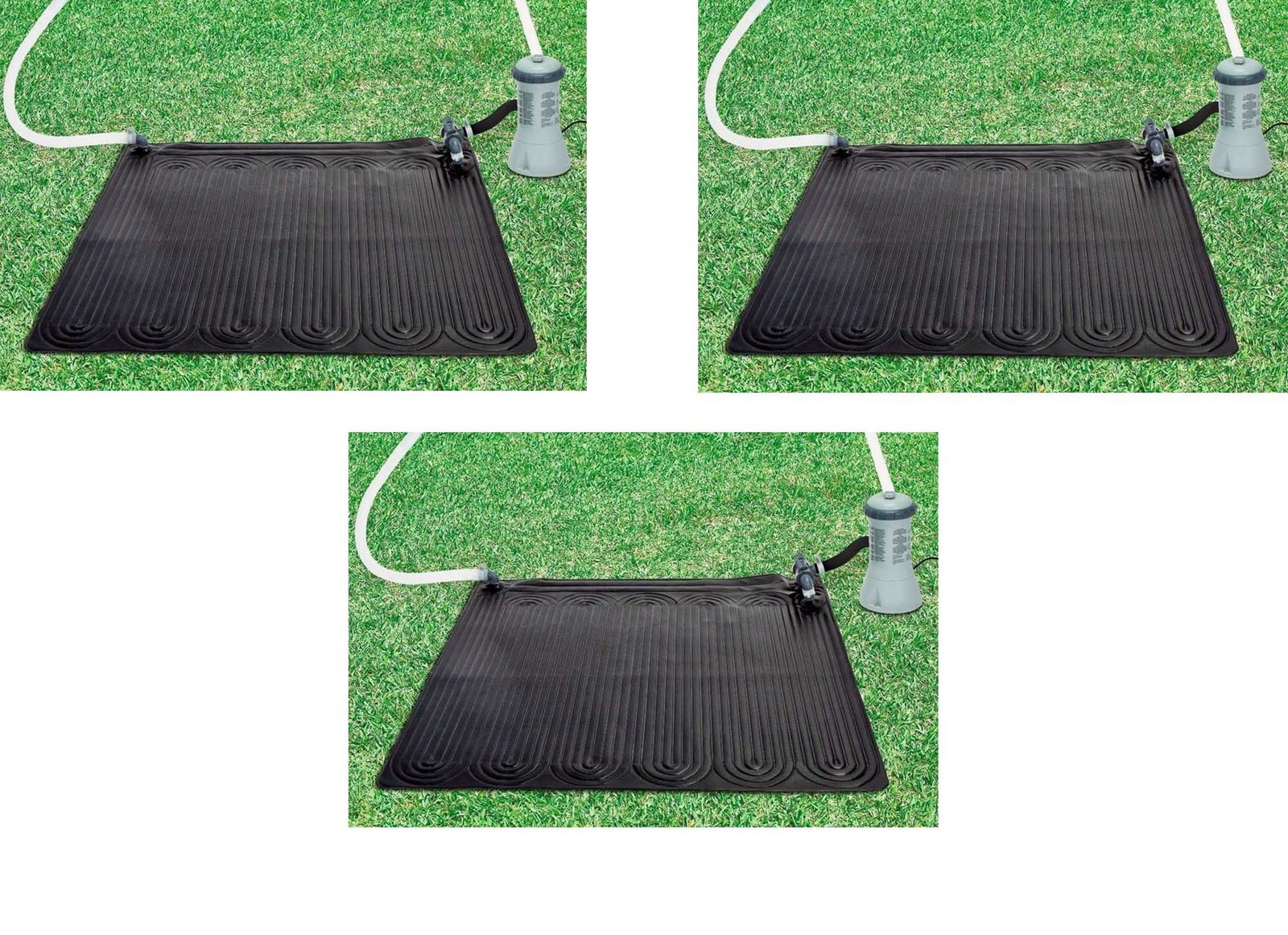 OFERTA 3 Paneles Panel Solar Térmico Calentador De Agua Para Piscina Intex 286