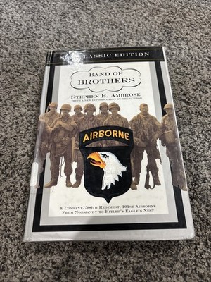Band of Brothers Stephen E Ambrose HC DJ S&S Classic Edition 2nd Printing