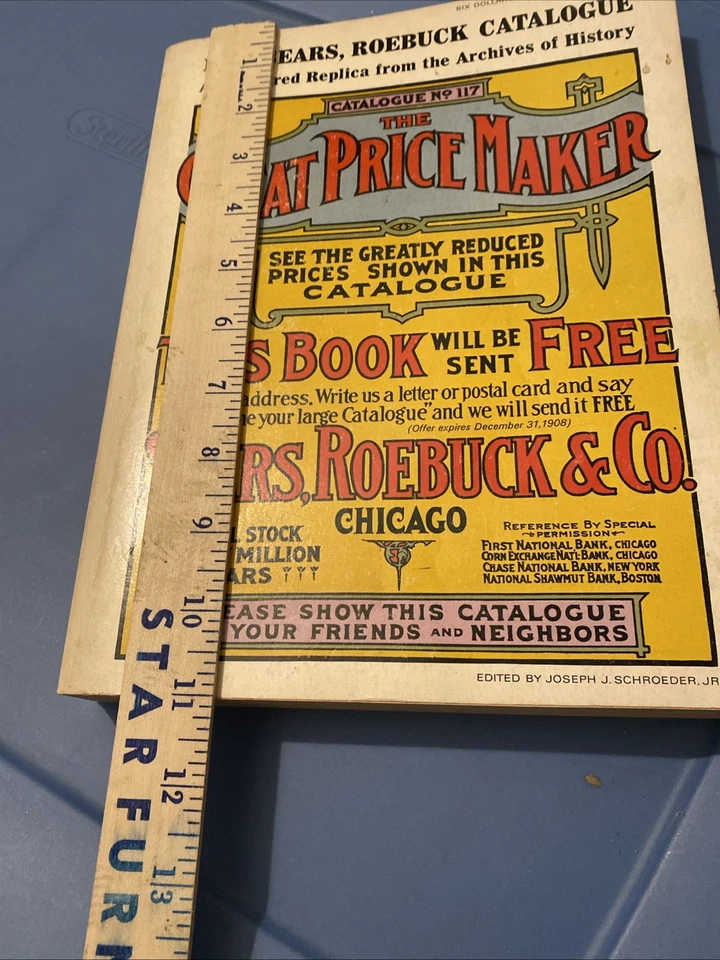 Vintage 1908 Sears Roebuck Catalogue 1969 Re-print Excellent Condition - Image 2 of 4