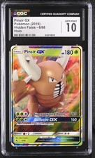 Pokémon TCG Pinsir GX Hidden Fates 6/68 Holo Ultra Rare CGC 10