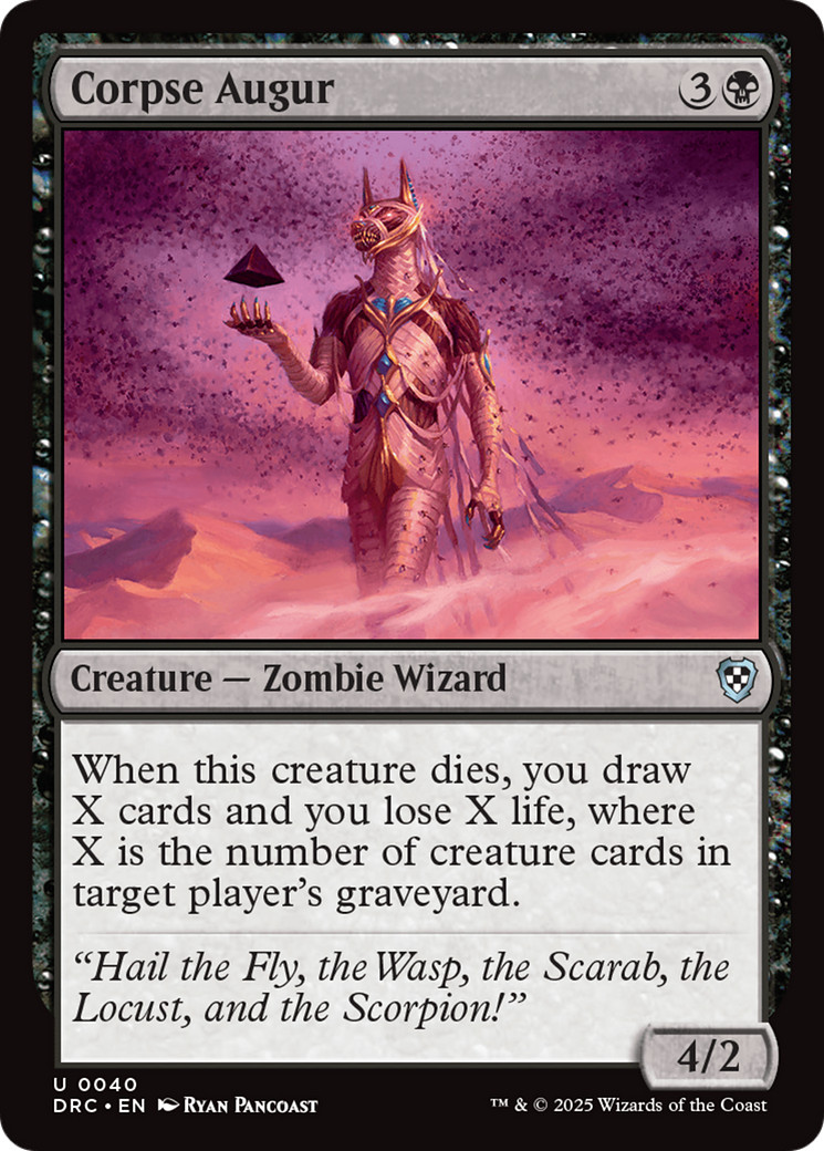 Corpse Augur [Aetherdrift Commander] Magic MTG