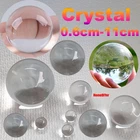 Clear Crystal Ball Glass Lens Sphere Photography Decorative Ornaments 0.6cm-11cm