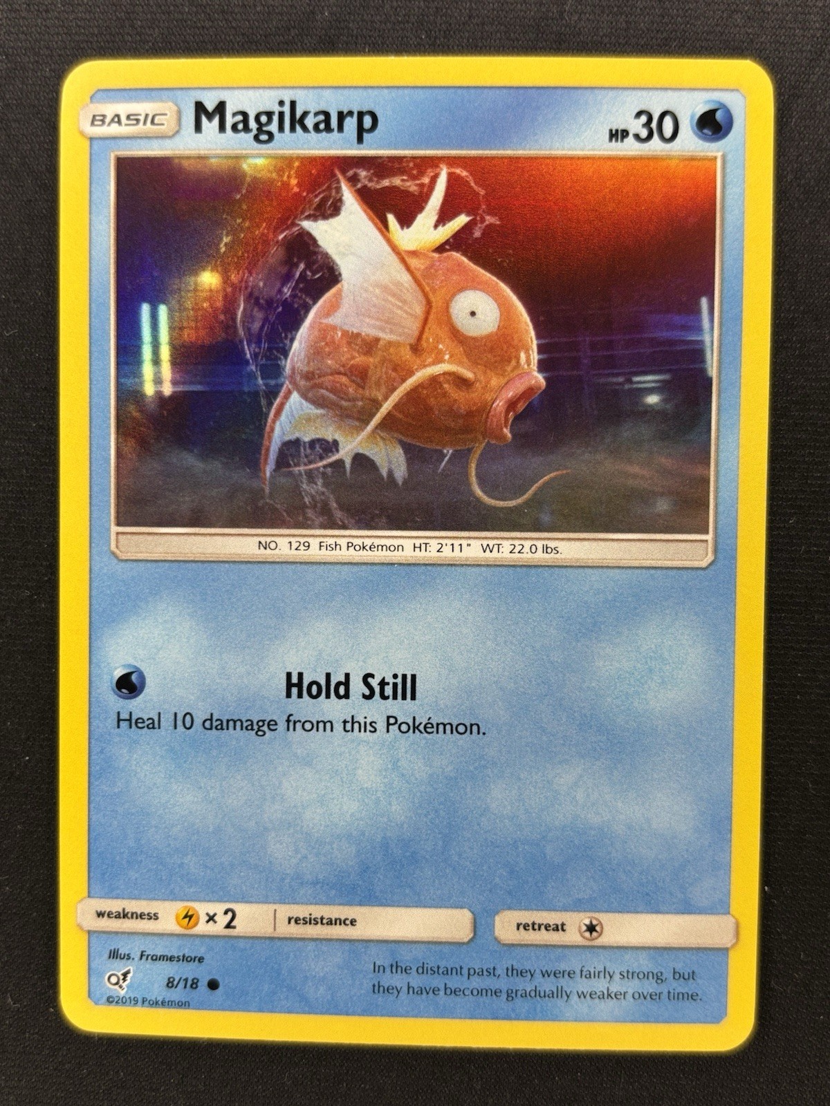 Magikarp 8/18 - Detective Pikachu 2019 Holo Pokemon Card TCG - NM/LP