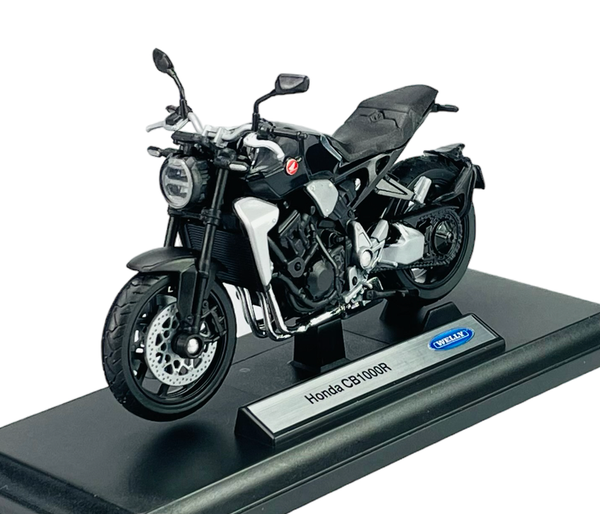 Welly 2018 Honda CB1000R Black 1:18 Motorcycle Die Cast Model New In Box 12852-image