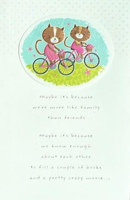 FRIEND *Laughing, Talking, Always There for Each Other* 3D XL MOTHER'S DAY CARD