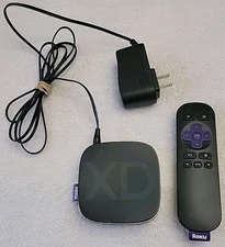 Roku 2 XD (2nd Generation) Media Streamer Model 3050X w/Remote Power Cord