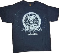 The Lion King Broadway Musical Graphic T Shirt Men  s L Large Logo Black Vintage