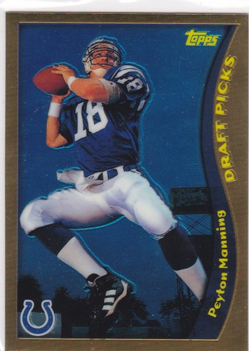 Peyton Manning DRAFT PICKS RP RC Topps Chrome COLTS ROOKIE CARD Football BRONCOS