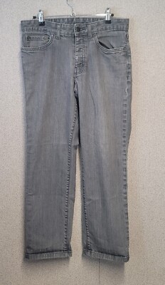 Patagonia Mens Denim Pants Jeans Grey Outdoor 31 Organic Cotton Button 0603 