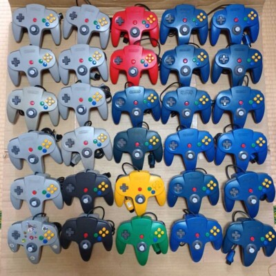 Junk Nintendo 64 N64 Controller Lot of 10 Set Random Color Console Used Japan