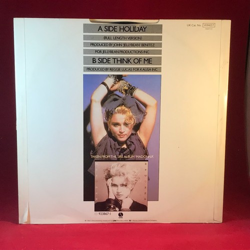 MADONNA Holiday 1983 UK 12" vinyl single Full Length Version original - Picture 2 of 4