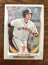 2014 Bowman Chrome Draft CDP94 Dylan Davis San Francisco Giants Baseball Card