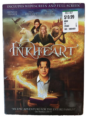 Inkheart (DVD, 2009) Brendan Fraser Helen Mirren W/Slipcover