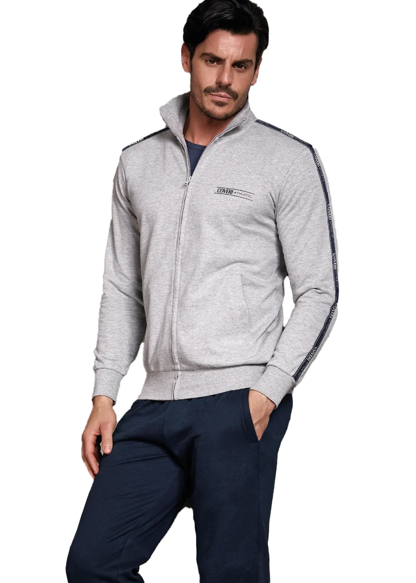 Felpa Tuta Coveri Uomo Tuta Felpata Uomo Invernale In Cotone