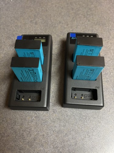 Artman LP-E17 Akkus und Schnell Dual USB Ladegerät für Canon EOS RP, EOS