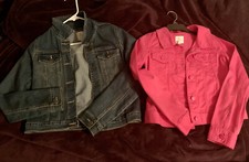 TWO Big Girls TCP Denim Jackets XL 14