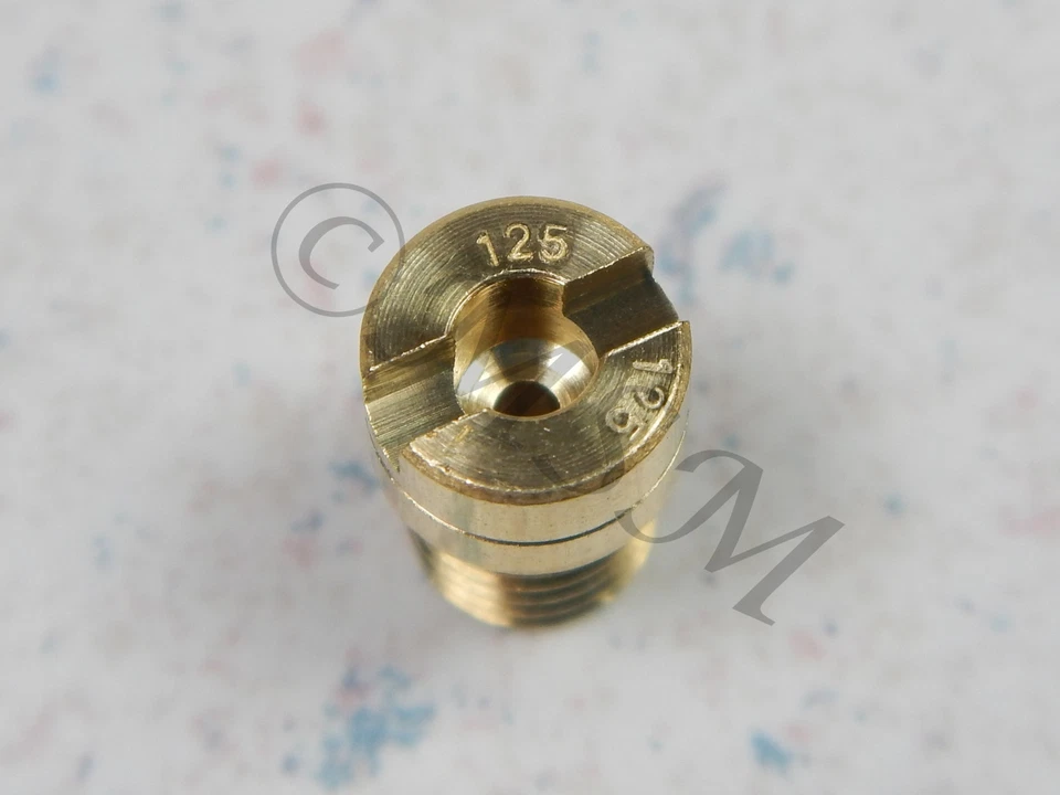 NUEVO CARBURADOR K&L MIKUNI N102/221 PEQUEÑO CHORRO PRINCIPAL REDONDO #125 M-18-4726 Foto 3 de 4